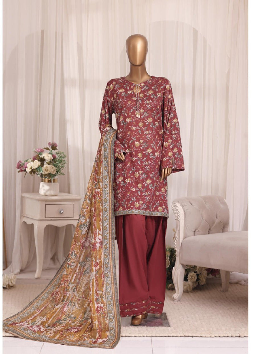 BIN SAEED 3 Piece Printed Farshi Lawn Collection – Premium Summer Lawn Suit for Women | Barerah Fabrics