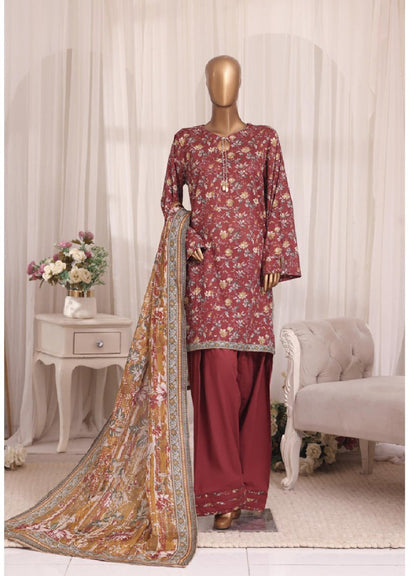 BIN SAEED 3 Piece Printed Farshi Lawn Collection – Premium Summer Lawn Suit for Women | Barerah Fabrics