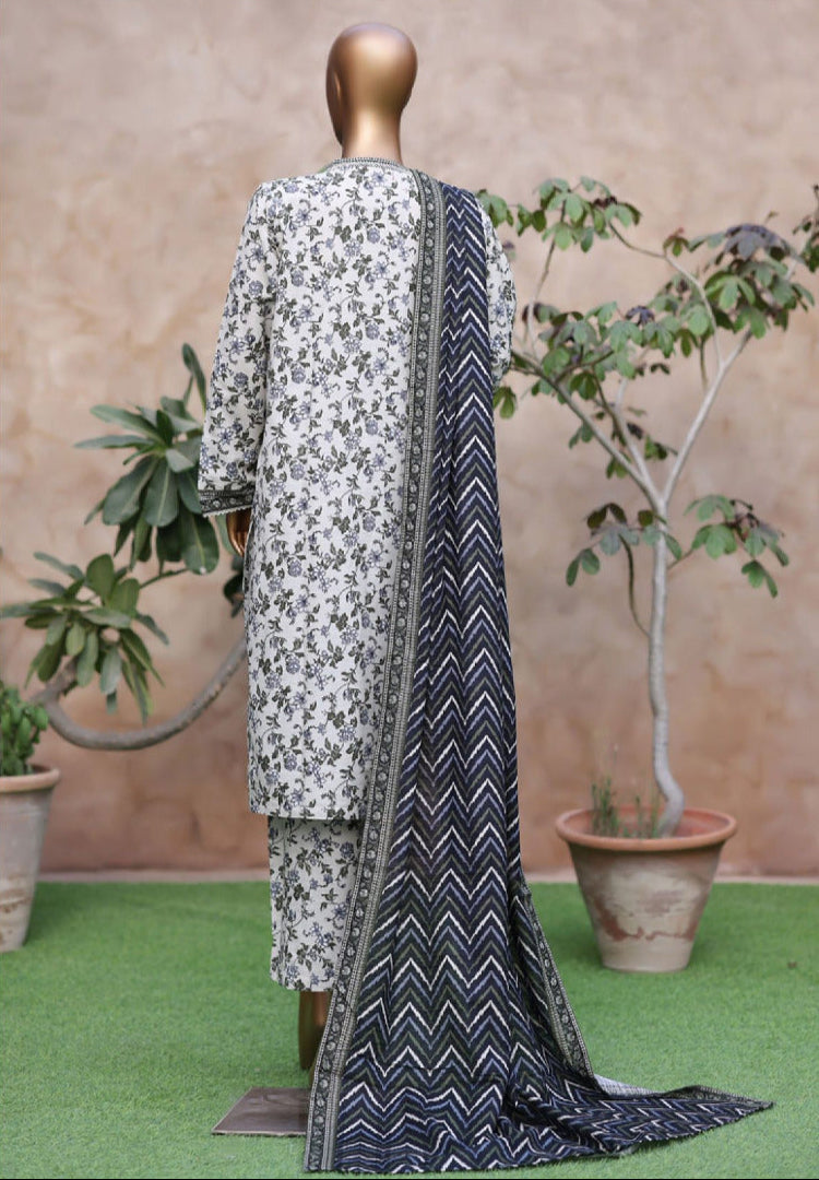 Bin Saeed | Stitched 3PC Printed Khaddar Collection