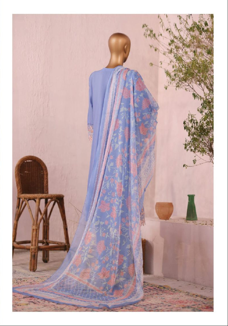 Bin Saeed | Luxury Embroidered Plain Cotton Stitched Collection