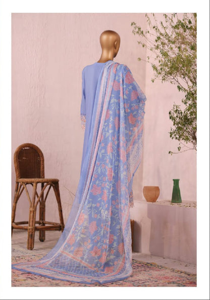 Bin Saeed | Luxury Embroidered Plain Cotton Stitched Collection