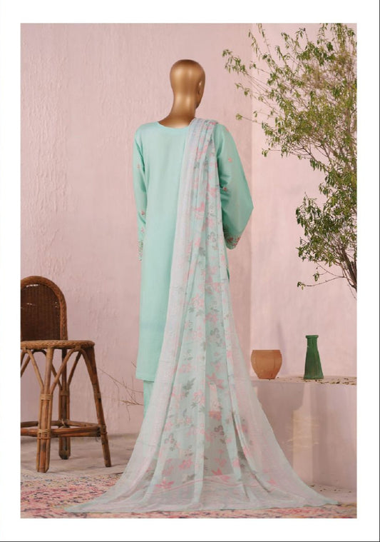 Bin Saeed | Luxury Embroidered Plain Cotton Stitched Collection