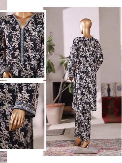 Bin Saeed  | Printed Khaddar Co-Ords Stitched Collection – 2PCS