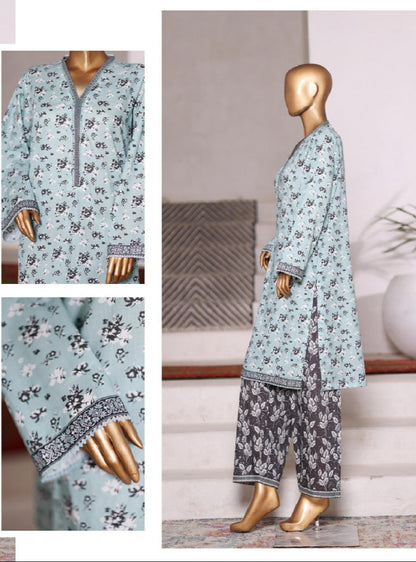Bin Saeed | Printed Cotton Co-ords Stitched Collection – 2PCS