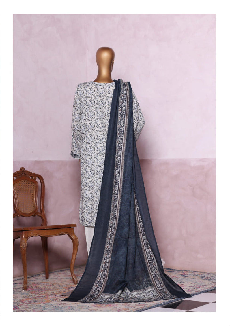 Bin Saeed | Stitched 3PC Printed Khaddar Collection