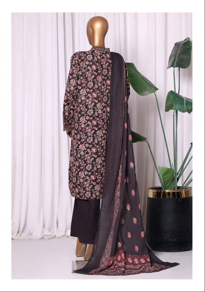 Bin Saeed | Stitched 3pc Embroidered Khaddar Collection