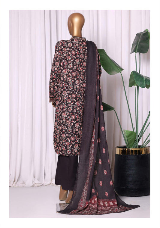 Bin Saeed | Stitched 3pc Embroidered Khaddar Collection