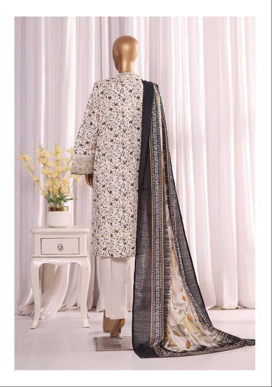 Bin Saeed | Stitched 3pc Embroidered Khaddar Collection