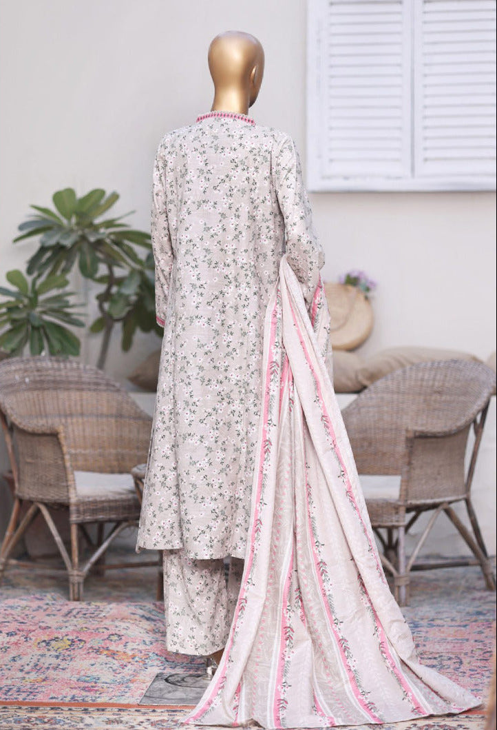 Bin Saeed | Stitched 3PC Printed Khaddar Frock Collection