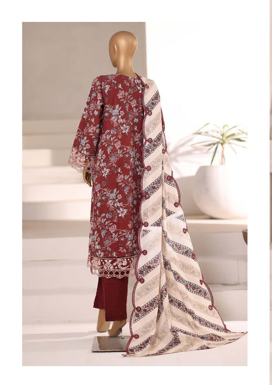 Sada Bahar | Stitched 3 Pc  Embroidered Khaddar Collection