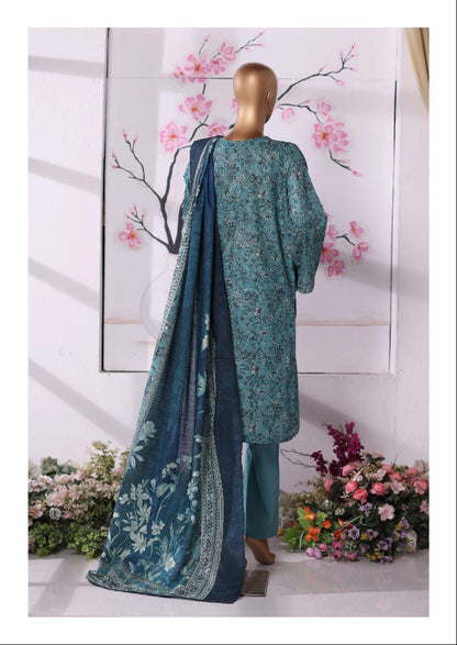 Bin Saeed | Stitch 3 Pc Printed Khaddar Collection
