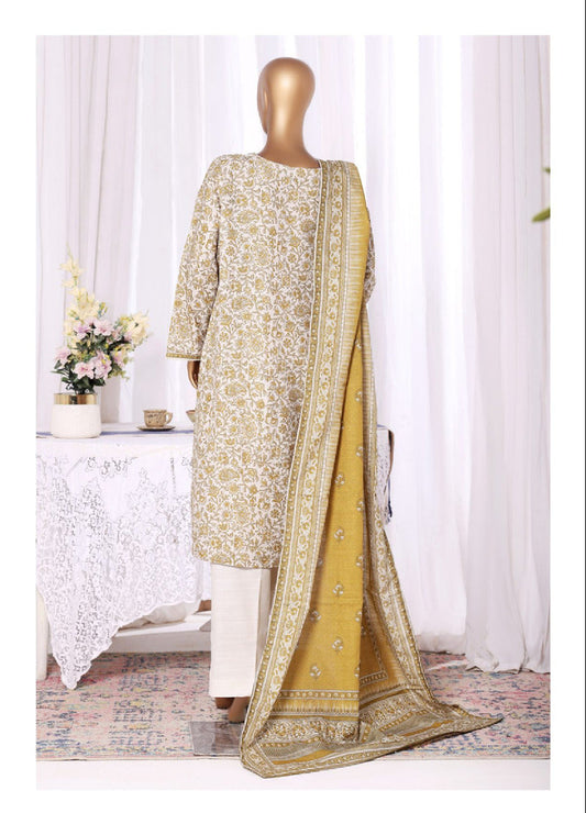 Bin Saeed | Stitch 3 Pc Printed Khaddar Collection