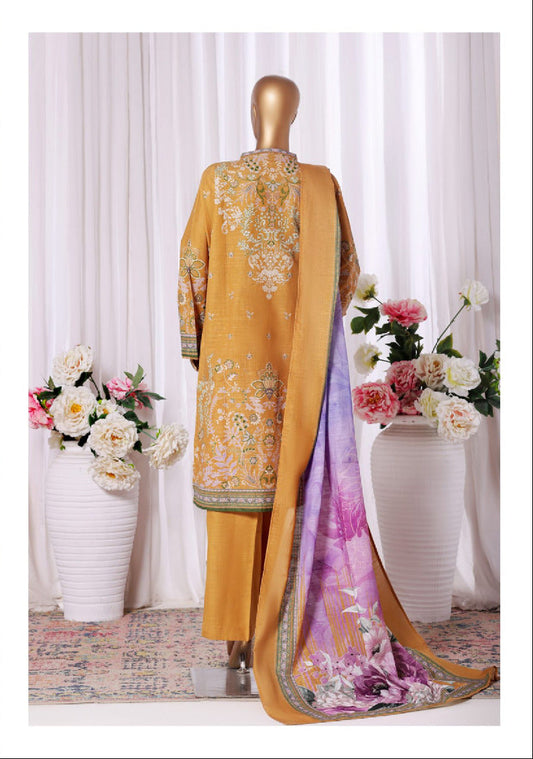 Bin Saeed | Stitch 3 Pc Printed Khaddar Collection