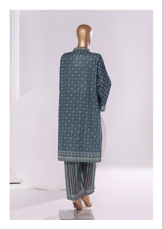 Bin Saeed  | Printed Khaddar Co-Ords Stitched Collection – 2PCS