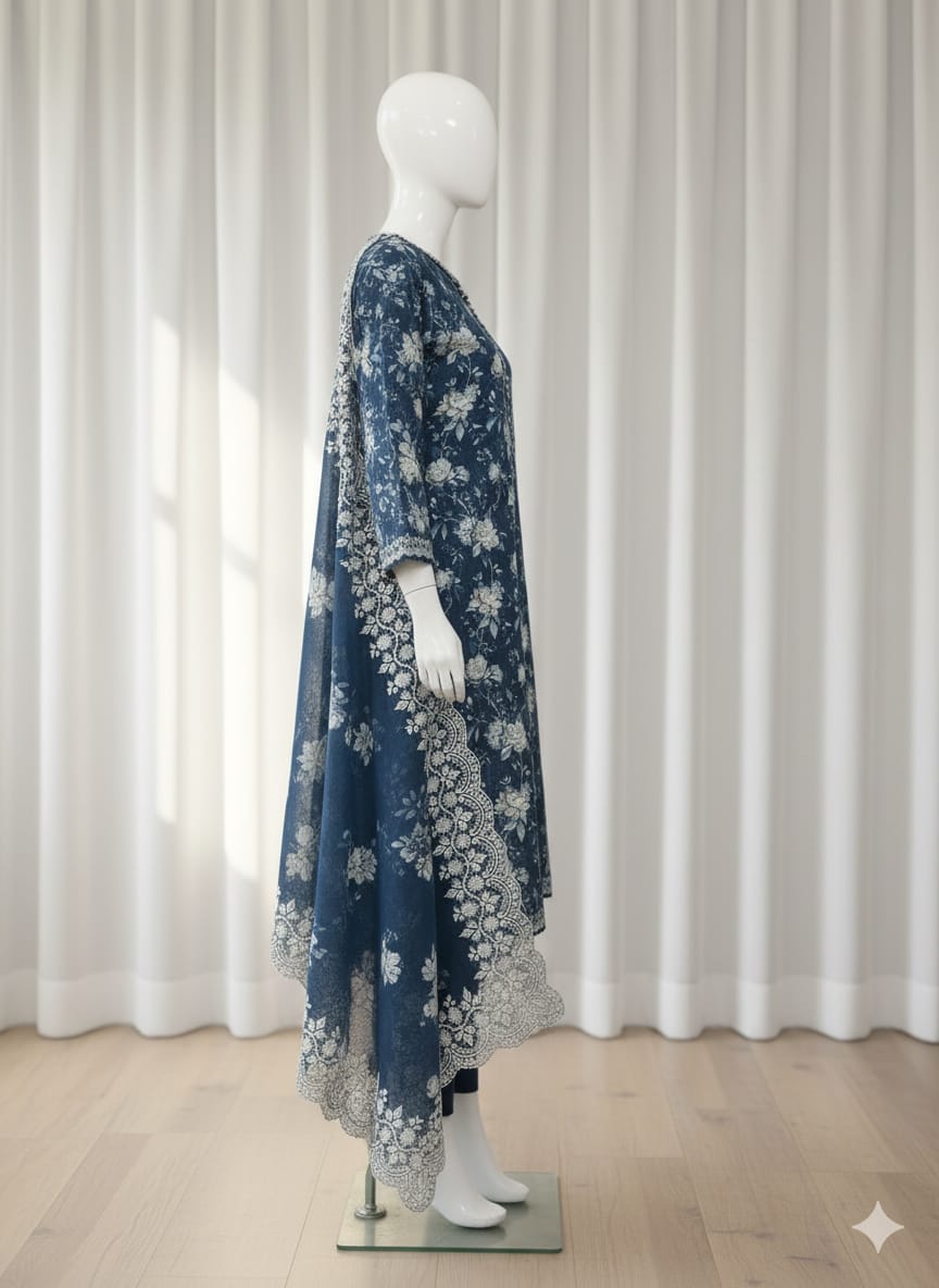 Bin Saeed | Stitch 3 Pc Printed Khaddar Collection