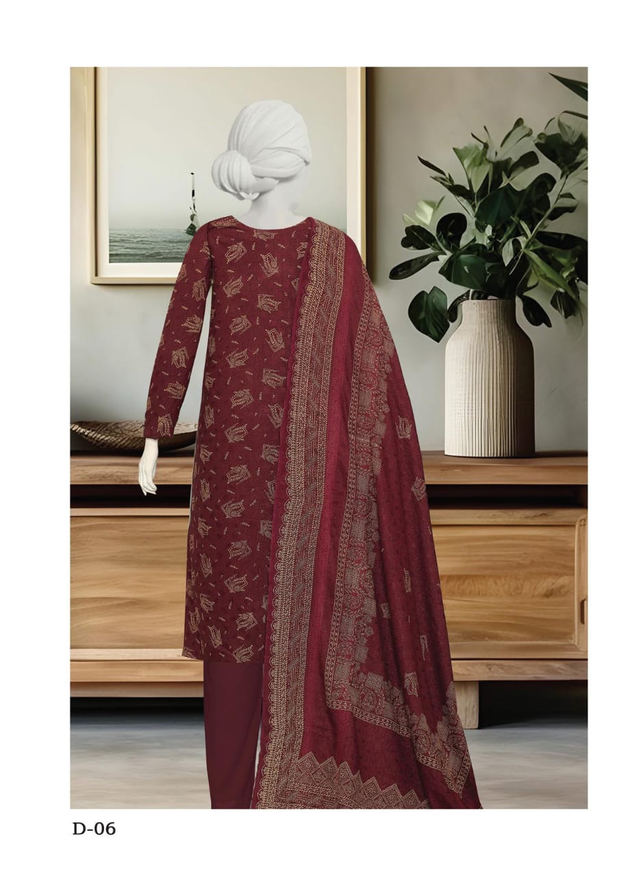 Kashmira By ABC Fabric | Printed Winter Zarri Collection Vol. 10