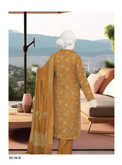 Kashmira by ABC Fabric | Unstitch 3 Pc Printed Winter Zarri Collection