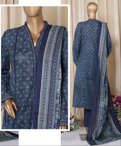 Bin Saeed | Stitched 3PC Printed Khaddar Frock Collection