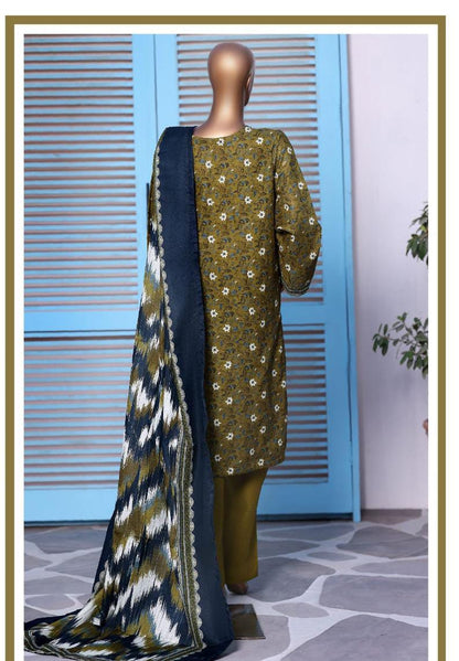 Bin Saeed | Stitch 3 Pc Printed Khaddar Collection