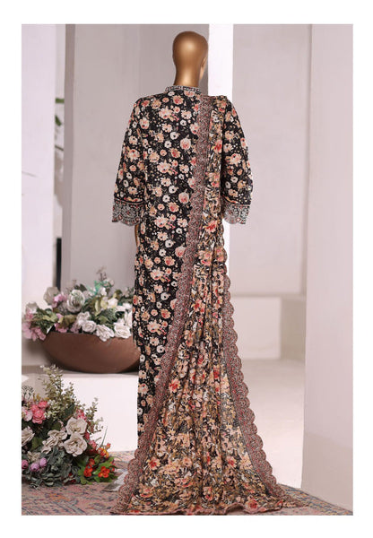 Bin Saeed | Stitched 3 Pc Embroidered Khaddar Collection