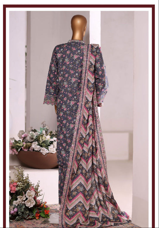 Bin Saeed | Stitched 3 Pc Embroidered Khaddar Collection
