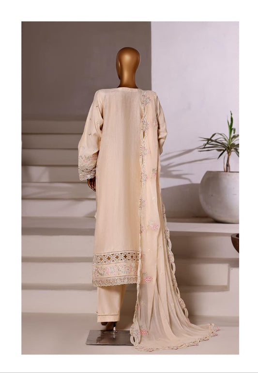Sada Bahar | Stitched 3 Pc Embroidered Luxury Slub Viscose