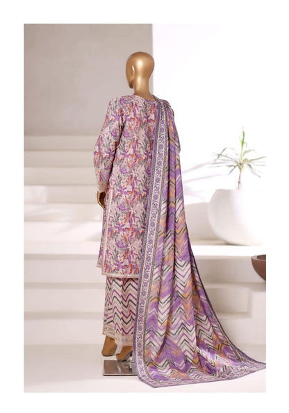 Sada Bahar | Stitched 3 Pc Embroidered Malika Khaddar Collection