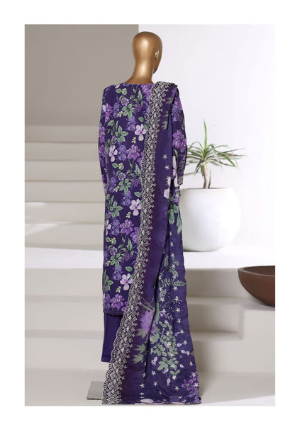 Sada Bahar | Stitch 3 Pc Laser Fusion Chikankari Khaddar Collection