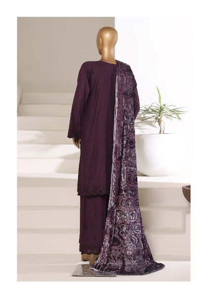 SADABAHAR | Stitched 3PC  Luxury Khaddar Karandi with Palachi Shawl