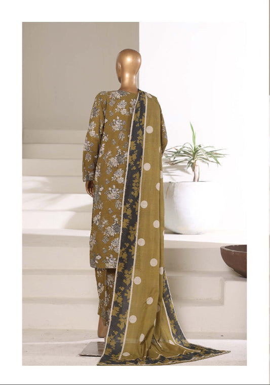 Sada Bahar | Stitched 3 Pc Printed Khaddar