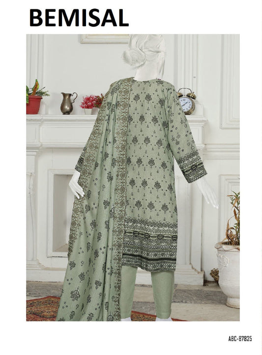 Bemisal by ABC | Unstitched 3-Piece Embroidered Printed Karandi Collection