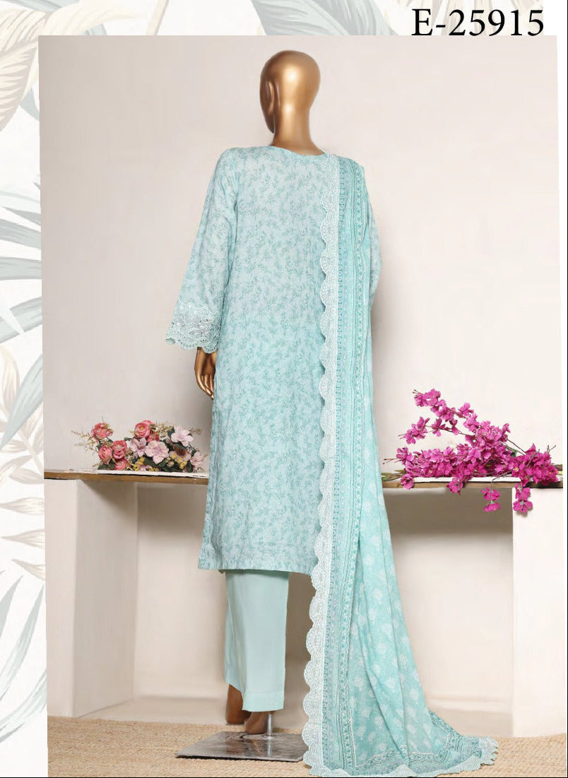 Riwayat | Stitch 3 PC Premium Embroidered Lawn Collection