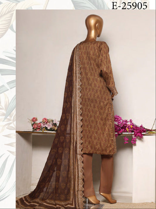 Riwayat | Stitch 3 PC Premium Embroidered Lawn Collection