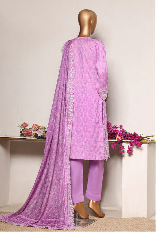 Riwayat | Stitch 3 PC Premium Embroidered Lawn Collection