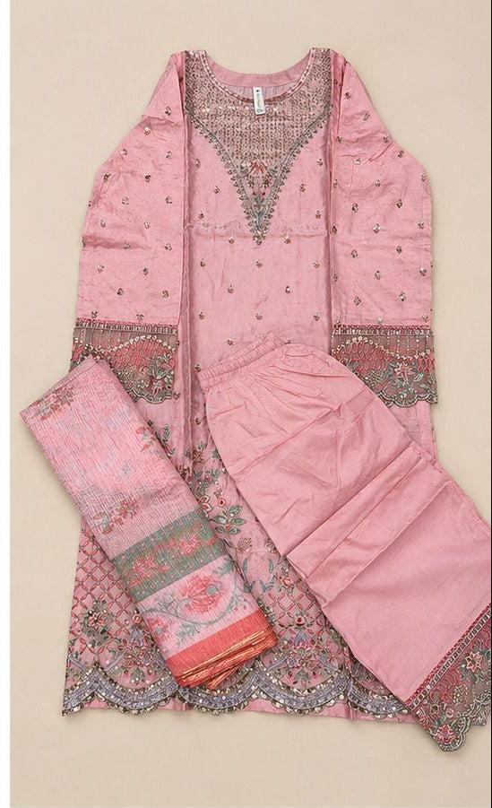 BIN SAEED | Stitched 3 Piece Embroidered Jacquard Collection