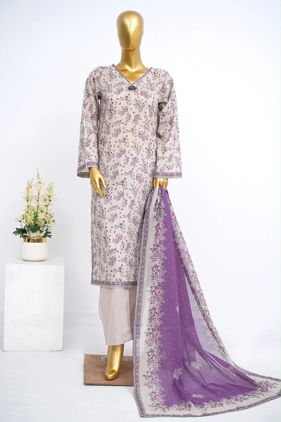 BIN SAEED | Stitched 3 Piece Printed Lawn Collection