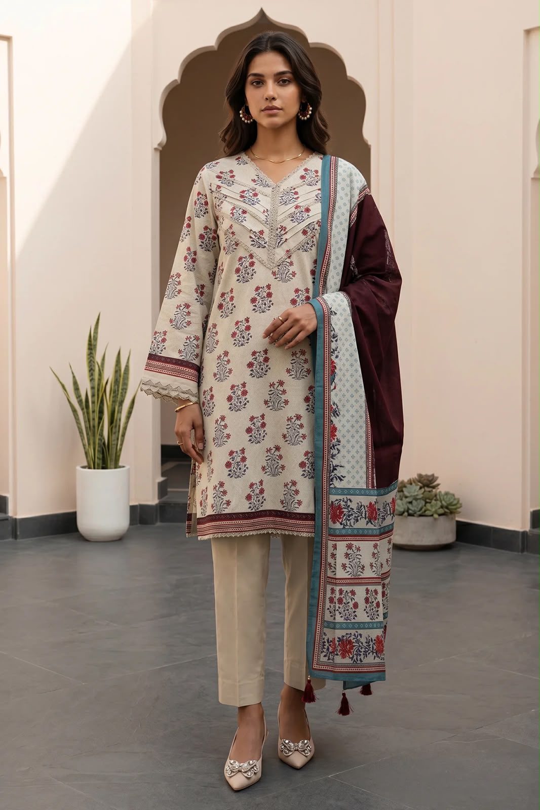 ZELLBURY | Unstitched 3 Pc Printed Lawn Collection