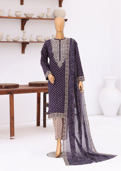HZ | Premium Daily 3 Pc Embroidered Lawn Collection