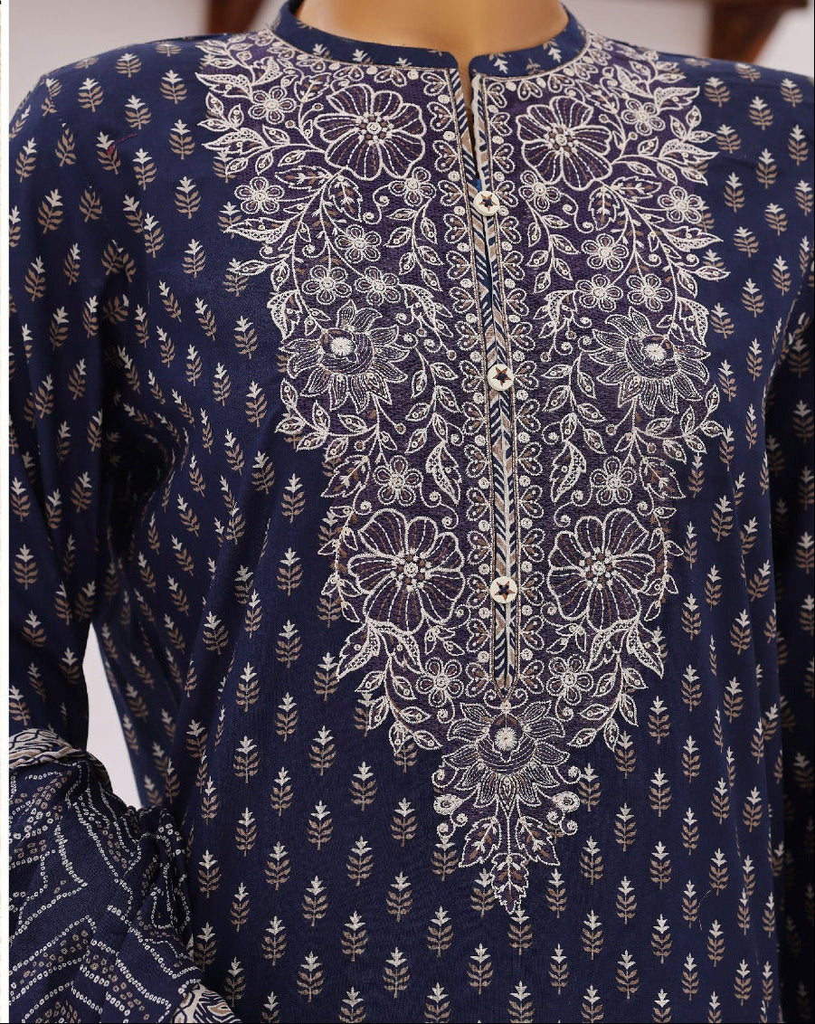HZ | Premium Daily 3 Pc Embroidered Lawn Collection