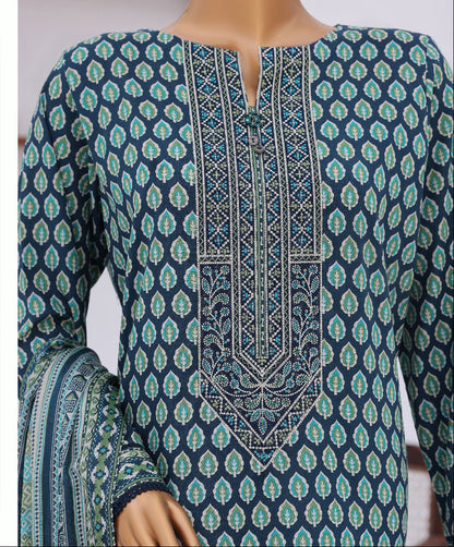 HZ | Premium Daily 3 Pc Embroidered Lawn Collection