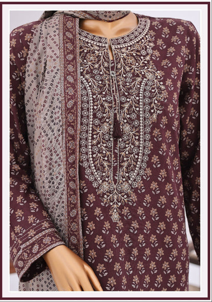 HZ | Premium Daily 3 Pc Embroidered Lawn Collection