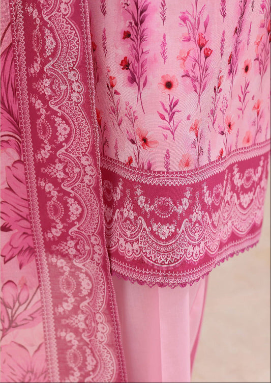 HZ | Unstitched 3PC Floral Printed Lawn Collection