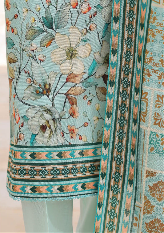 HZ | Unstitched 3PC Floral Printed Lawn Collection