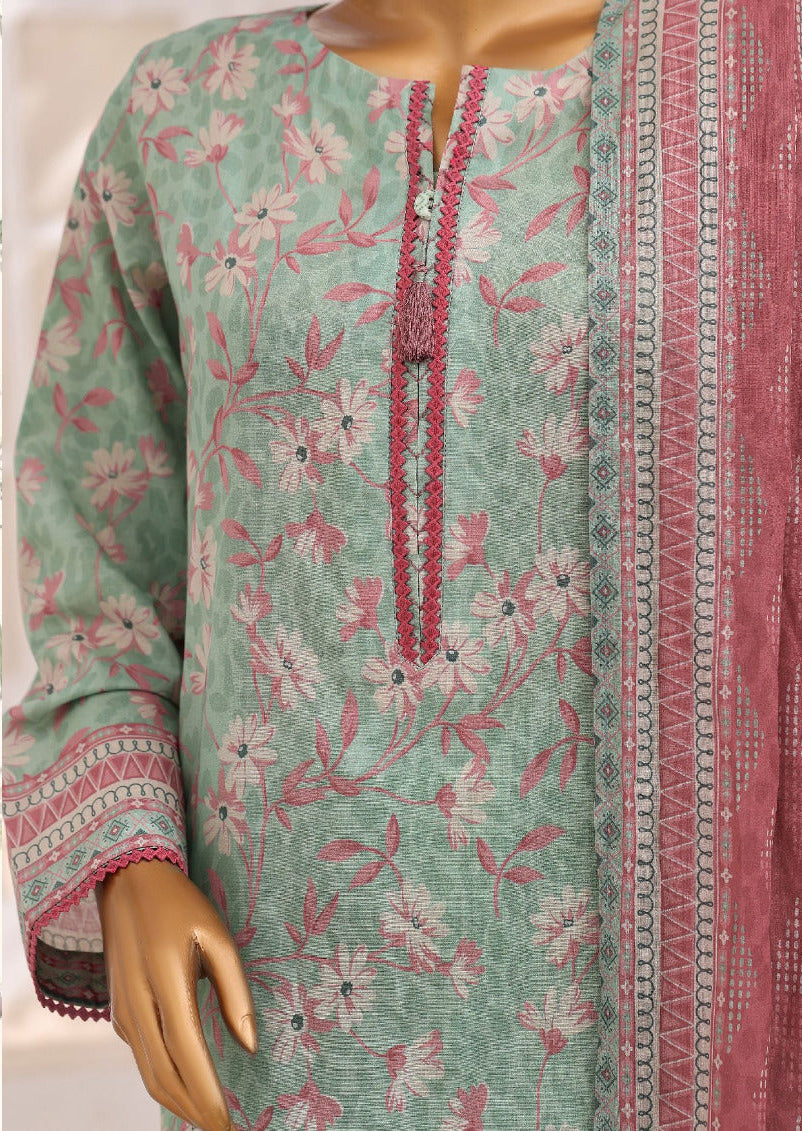 HZ | Unstitched 3PC Floral Printed Lawn Collection