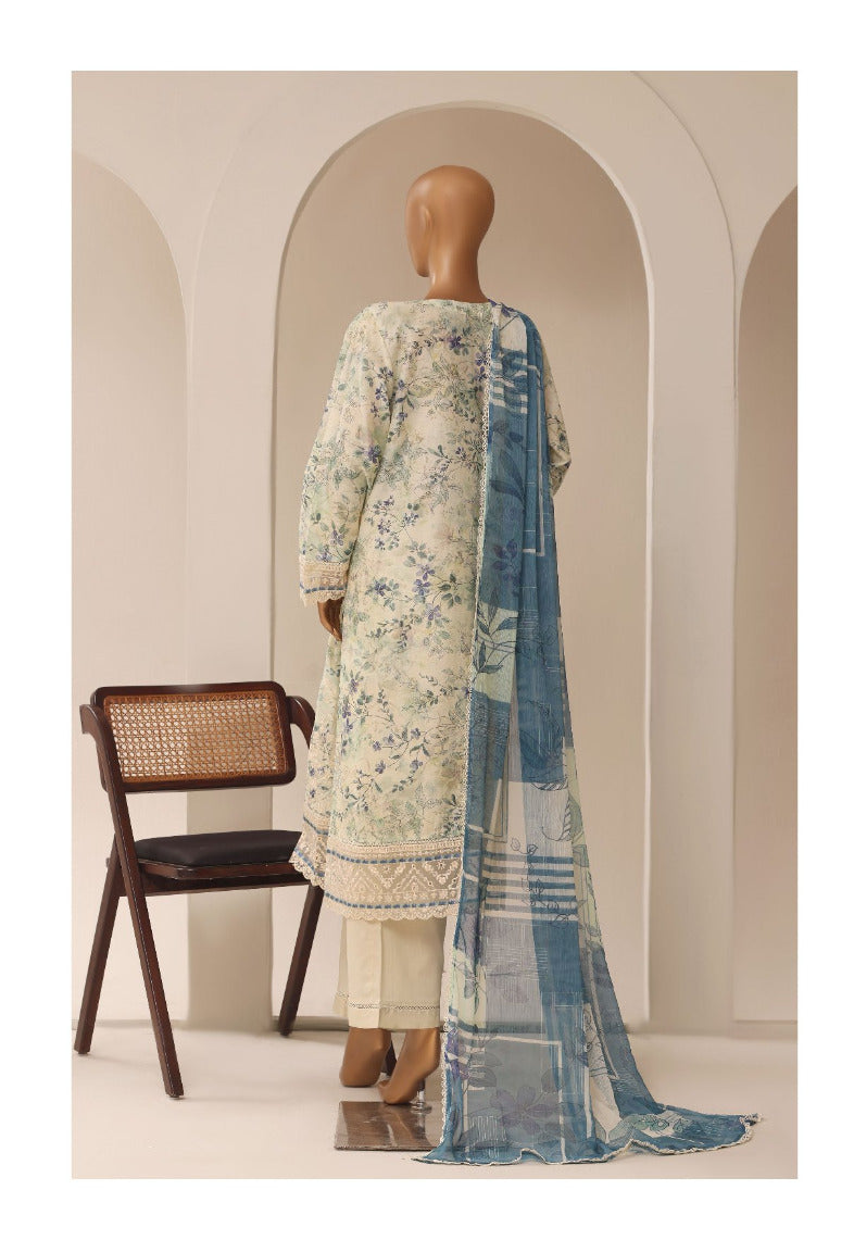 SADA BAHAR | Stitched 3PC Embroidered Lawn