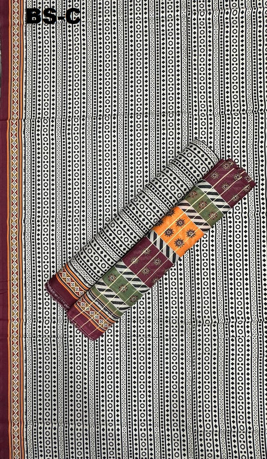 BIN SAEED Unstitched 3 Piece Printed Cotton Collection