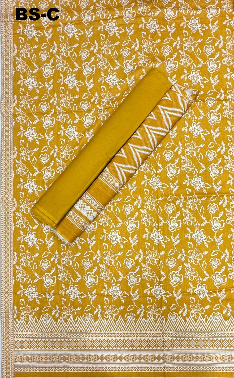 BIN SAEED Unstitched 3 Piece Printed Cotton Collection