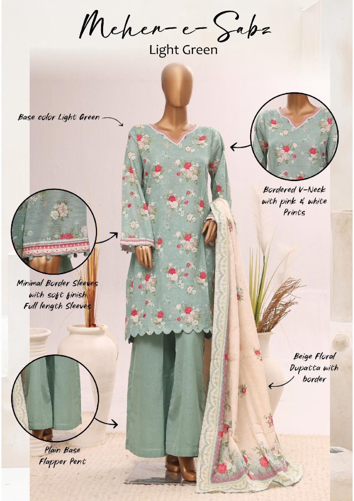BIN SAEED | Stitch 3PC Printed Khaddar Collection – Premium Winter Collection