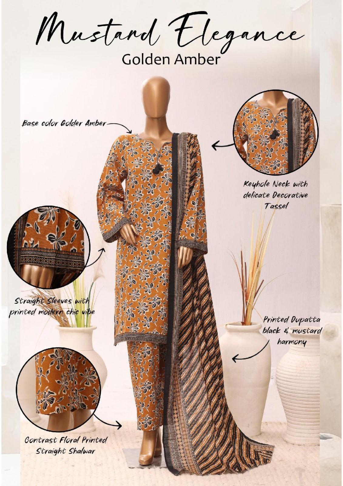 BIN SAEED | Stitch 3PC Printed Khaddar Collection – Premium Winter Collection
