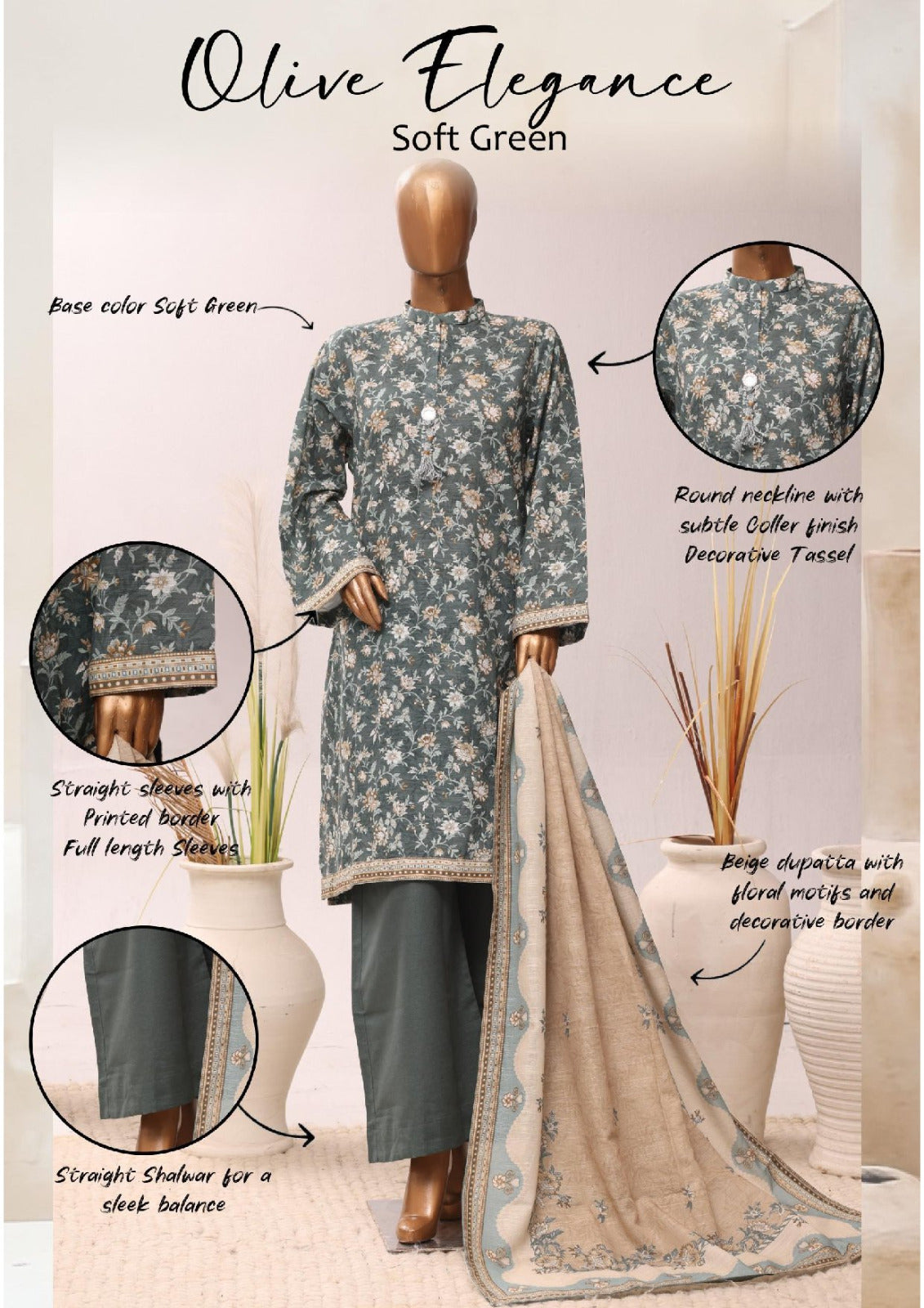 BIN SAEED | Stitch 3PC Printed Khaddar Collection – Premium Winter Collection